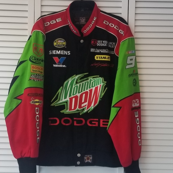 Nascar Other - Nascar JH Design Mountain Dew Jacket. Size Large